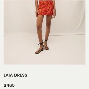 Cala de la Cruz Laia Red Dress